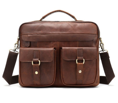 Сумка чоловіча Vintage 14717 Коричнева