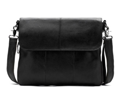 Сумка чоловіча шкіряна Vintage 14852 Чорна