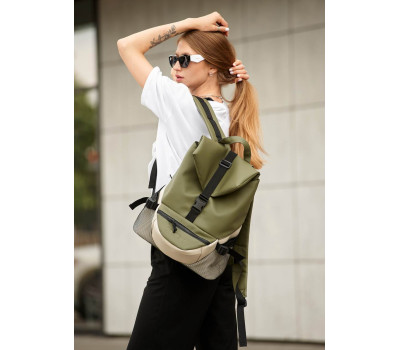 Женский рюкзак Sambag ReneDouble хаки