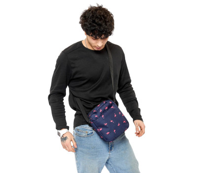 Сумка через плече мессенджер Sambag Makros фламінго