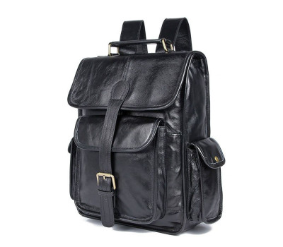 Шкіряний рюкзак на кожен день JD7283A бренд John McDee