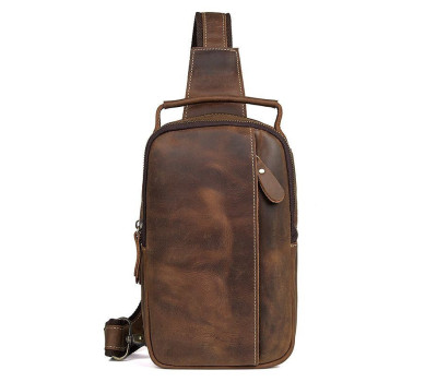 Модний рюкзак JD4009B на моношлейке з натуральної шкіри Crazy Horse