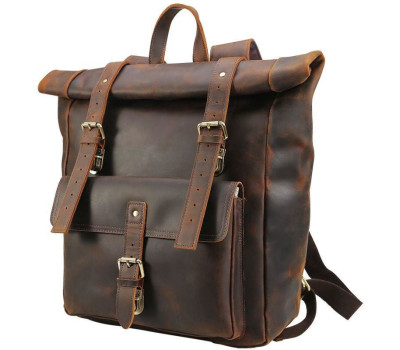 Брутальний рюкзак з кінської шкіри P3171 Tiding