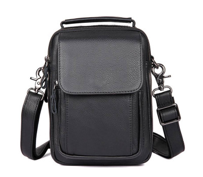 Чоловіча шкіряна сумка через плече JD1032А, від бренду John McDee
