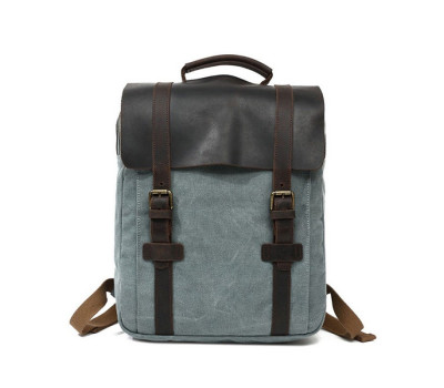 Міський рюкзак Т342k (BUG) з тканини Canvas і кінської шкіри