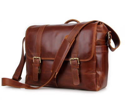 Шкіряна сумка для фотокамери, органайзер, шкіра John McDee 7269B