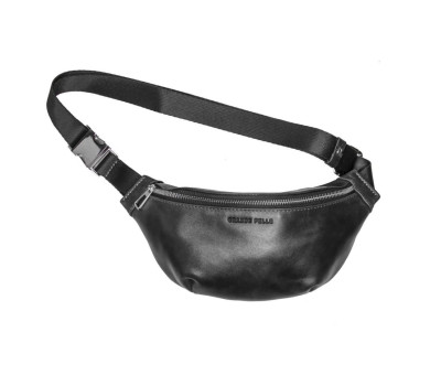 Шкіряна сумка на пояс бананка Grande Pelle 741610