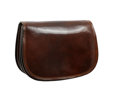 Шкіряна сумка кросбоді жіноча Time Resistance 5218501 - Moonfleet - коричнева