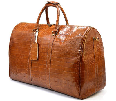 Велика шкіряна дорожня сумка 61см TARWA Cr-9551-4lx з тисненням