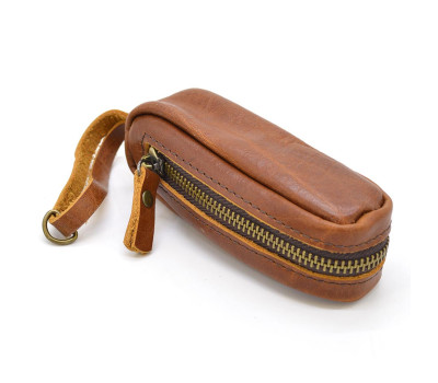 Шкіряна ключниця TARWA Cucumber колір коньяк GB-cucum-001