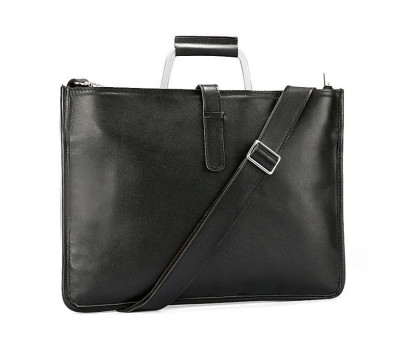 Чоловіча шкіряна папка-портфель із металевими ручками tid14121A Tiding