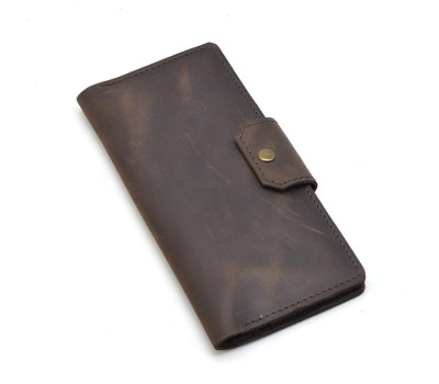 Чоловічий вертикальний портмоне на кнопці TARWA RC-wall-003