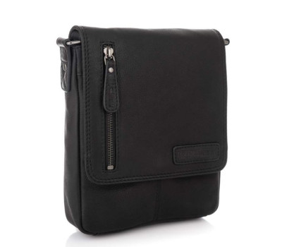 Чоловіча сумка через плече Hill Burry 3069Asmall чорна