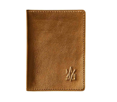 Обкладинка для військового квитка Кордон Grande Pelle 257623 руда