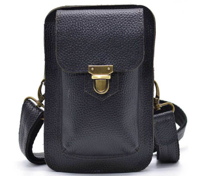 Сумка чохол через плече, поясна сумка зі шкіри флотар TARWA FA-0075-3md