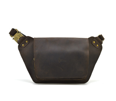 Шкіряна бананка напоясна коричнева RC-8128-3md TARWA