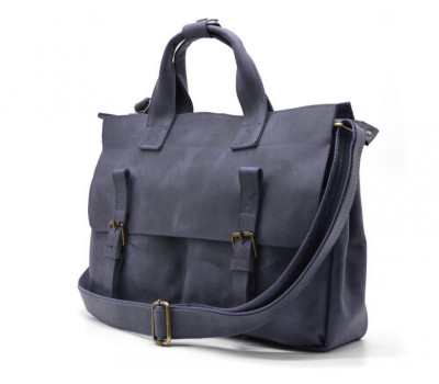 Чоловіча сумка для ноутубка та документів синя TARWA RK-7107-3md