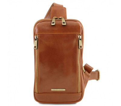 Стильный мужской кожаный кроссовер слинг Martin TL141536