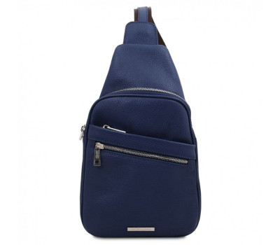 Рюкзак на одне плече з м'якої шкіри TUSCANY Leather TL142022, рюкзак слінг