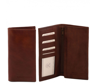 Чоловічий шкіряний гаманець подвійного додавання Tuscany Leather TL140777