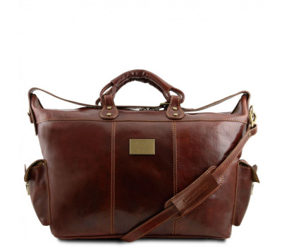 Дорожная кожаная сумка спортивная сумка Porto Tuscany TL140938