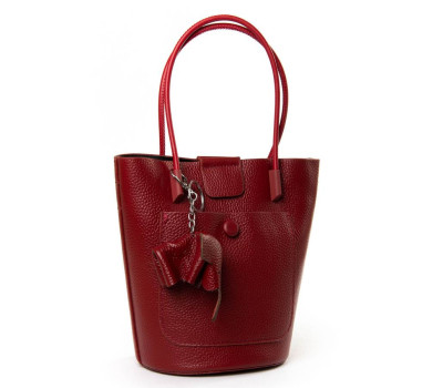 Сумка Жіноча Класична шкіра PODIUM P63 3206 red Podium