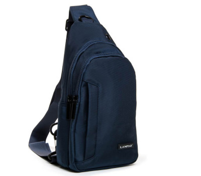 Сумка чоловіча на плече нейлон Lanpad 82037 blue
