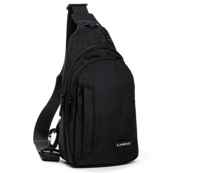 Сумка чоловіча на плече нейлон Lanpad 82037 black