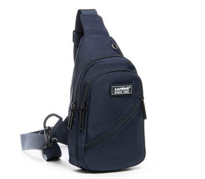 Сумка чоловіча на плече нейлон Lanpad 82021 blue