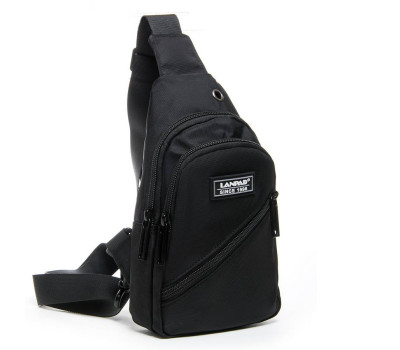 Сумка чоловіча на плече нейлон Lanpad 82021 black