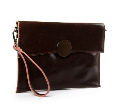 Сумка Жіноча Класична шкіра PODIUM P93 8802 coffee Podium