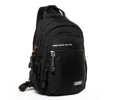 Сумка чоловіча на плече нейлон Lanpad 83012 black