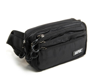 Сумка чоловіча на пояс нейлон Lanpad 4099 black