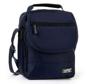 Сумка чоловіча планшет нейлон Lanpad 9637 blue