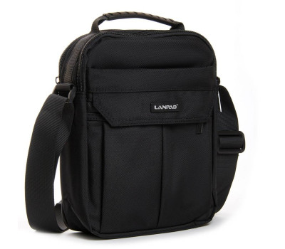 Сумка чоловіча планшет нейлон Lanpad 3768 black