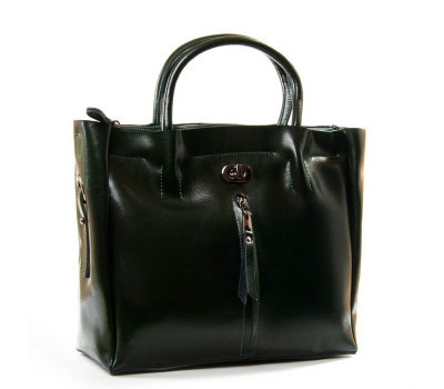 Сумка Жіноча Класична шкіра PODIUM P92 8696-3 green Podium