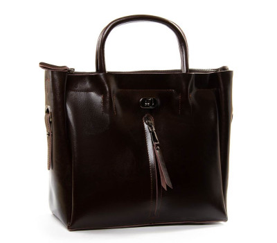 Сумка Жіноча Класична шкіра PODIUM P92 8696-3 coffee Podium