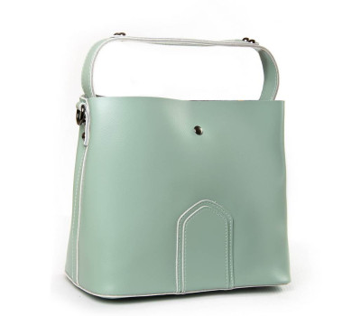 Сумка Жіноча Класична шкіра PODIUM P105 8641 light-green Podium