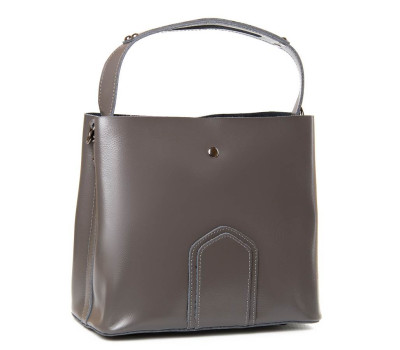 Сумка Жіноча Класична шкіра PODIUM P105 8641 grey Podium