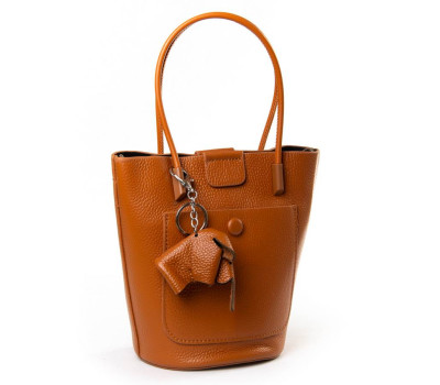 Сумка Жіноча Класична шкіра PODIUM P63 3206 brown Podium