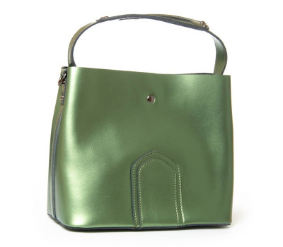 Сумка Жіноча Класична шкіра PODIUM P105 8641 green Podium