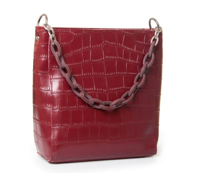 Сумка Жіноча Класична шкіра PODIUM P21 9704 wine red Podium