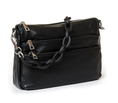 Сумка Жіноча Класична шкіра PODIUM P77 3011 black Podium