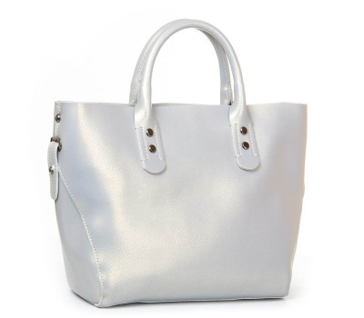 Сумка Жіноча Класична шкіра PODIUM P103 8668 pearl-grey Podium