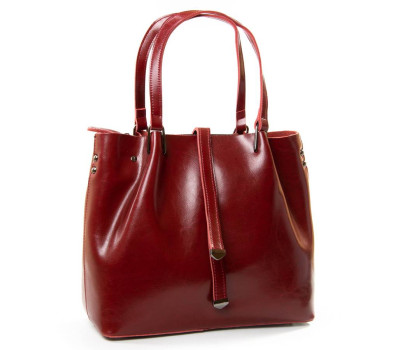 Сумка Жіноча Класична шкіра PODIUM P54 317 wine-red Podium