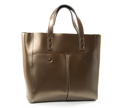 Сумка Женская Классическая кожа PODIUM P107 8713 silver-gray Podium