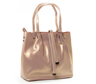 Сумка Жіноча Класична шкіра PODIUM P54 317 pearl-khaki Podium