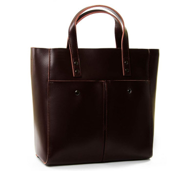 Сумка Женская Классическая кожа PODIUM P107 8713 brown Podium