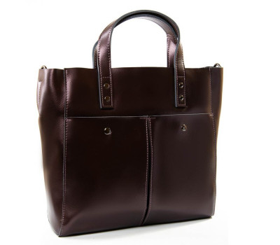 Сумка Жіноча Класична шкіра PODIUM P107 8713 bright-coffee Podium