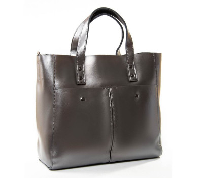 Сумка Жіноча Класична шкіра PODIUM P107 8713 bright-grey Podium